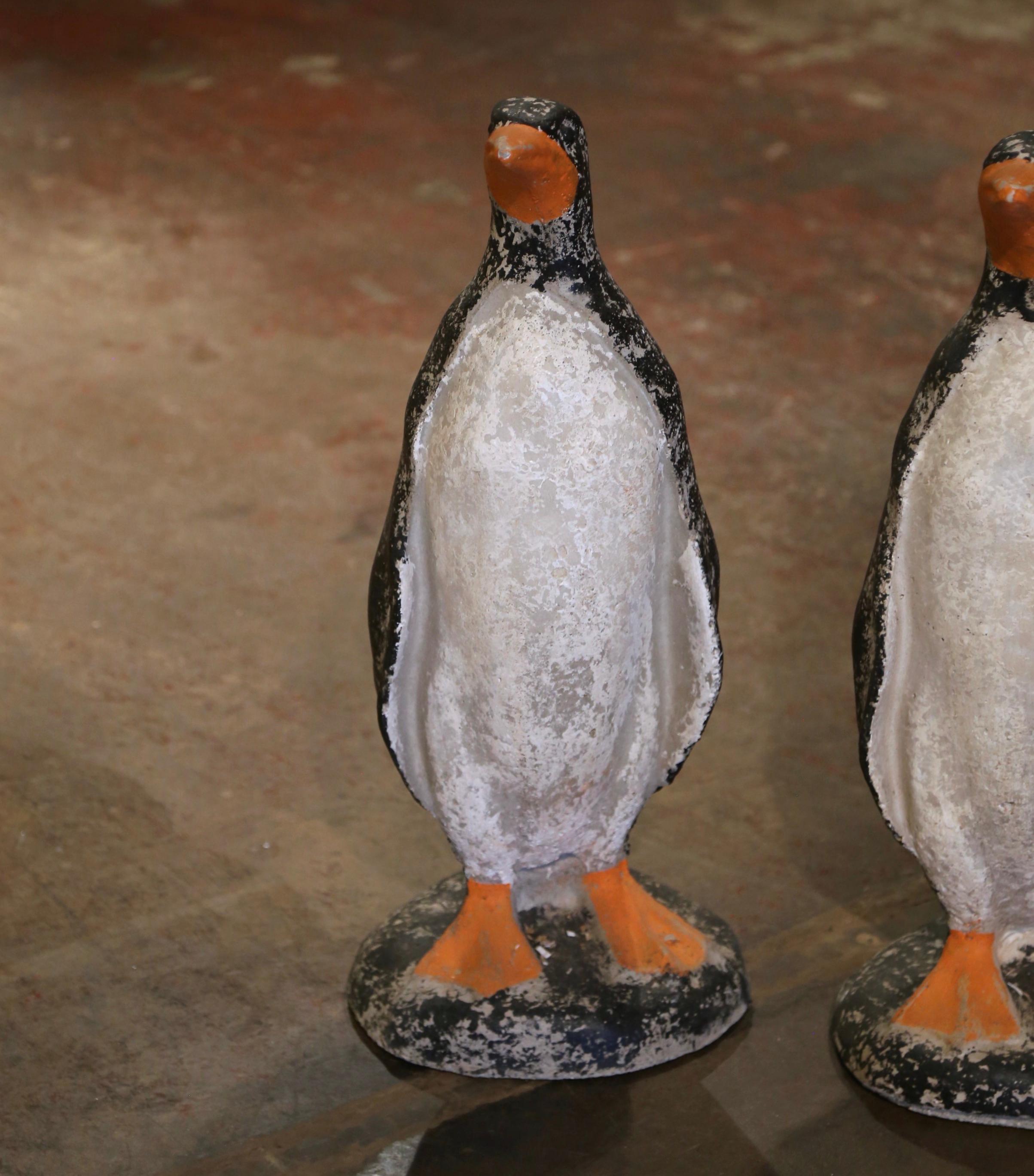 outdoor penguin statue