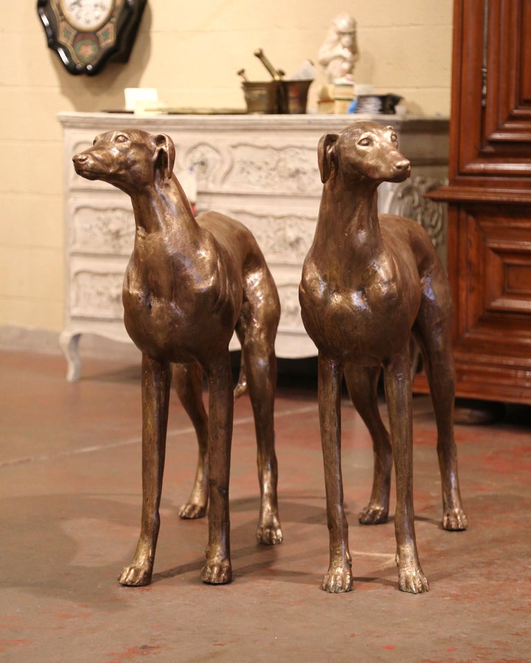 large greyhound statue