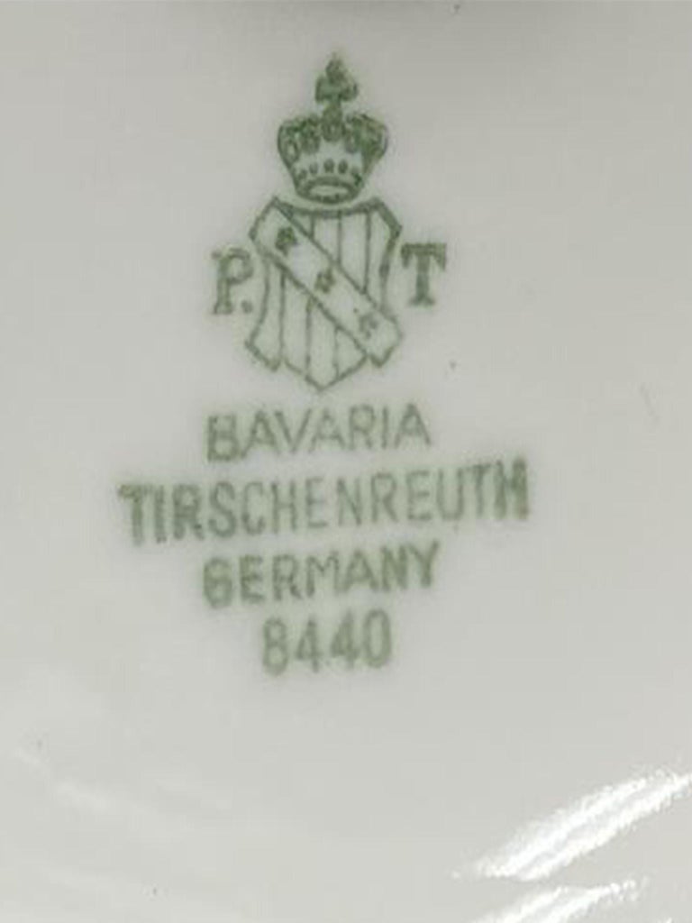 Pair of Midcentury German White Porcelain Bedside Lamps For Sale at 1stDibs