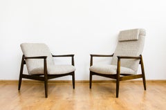 Pair Of Mid Century GFM64 Armchairs By Edmund Homa, 1960's