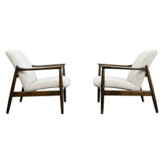 Pair Of Mid Century GFM64 Armchairs By Edmund Homa, 1960's