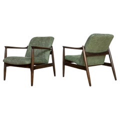 Pair Of Mid Century GFM64 Armchairs By Edmund Homa, 1960's