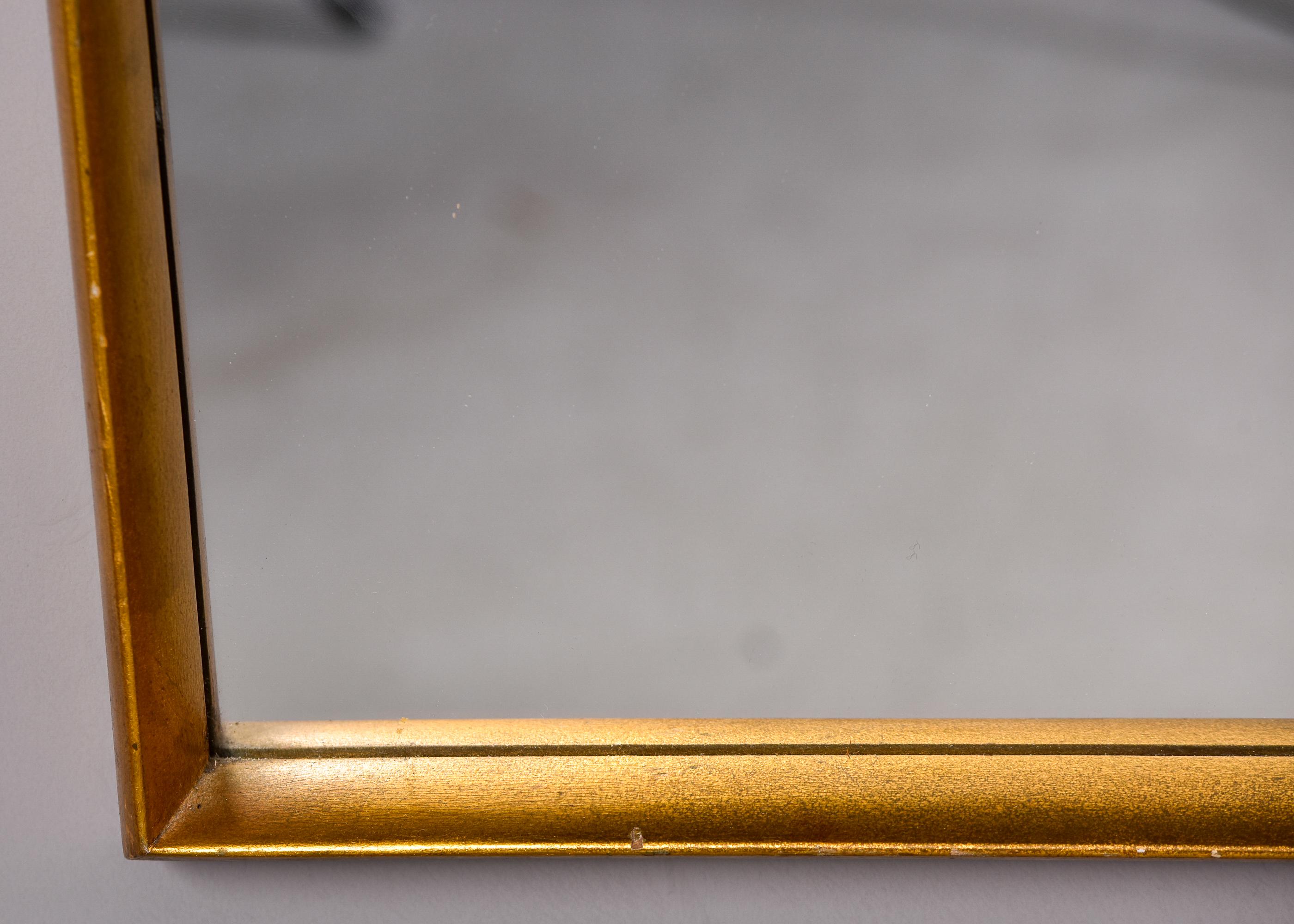 Pair of Mid Century Gilded Cathedral Mirrors 2