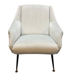 Paire de fauteuils de style Gio Ponti du milieu du siècle dernier