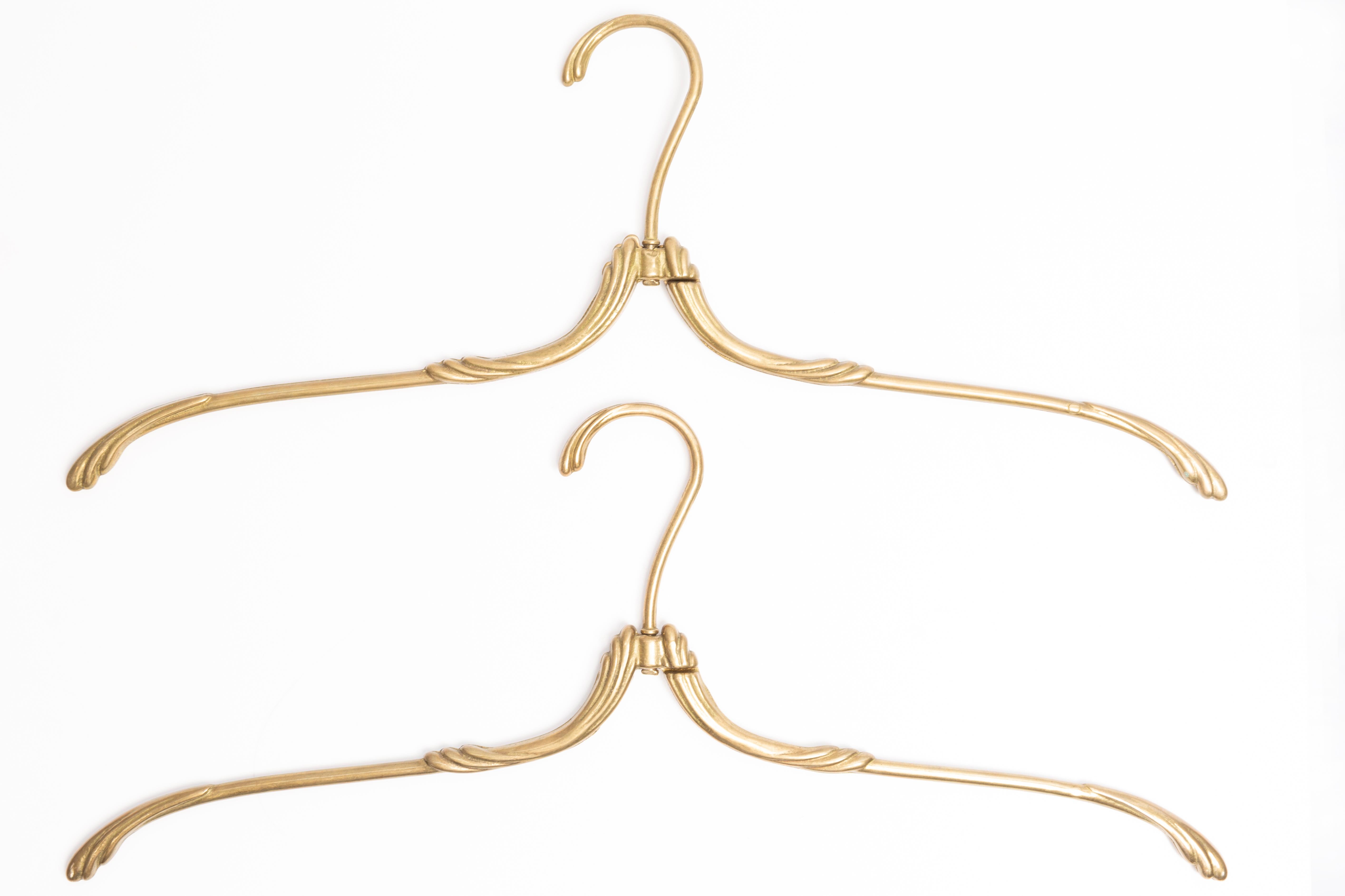 Hollywood Regency Pair of Mid Century Gold Hangers, Germany, Europe, 1960s For Sale