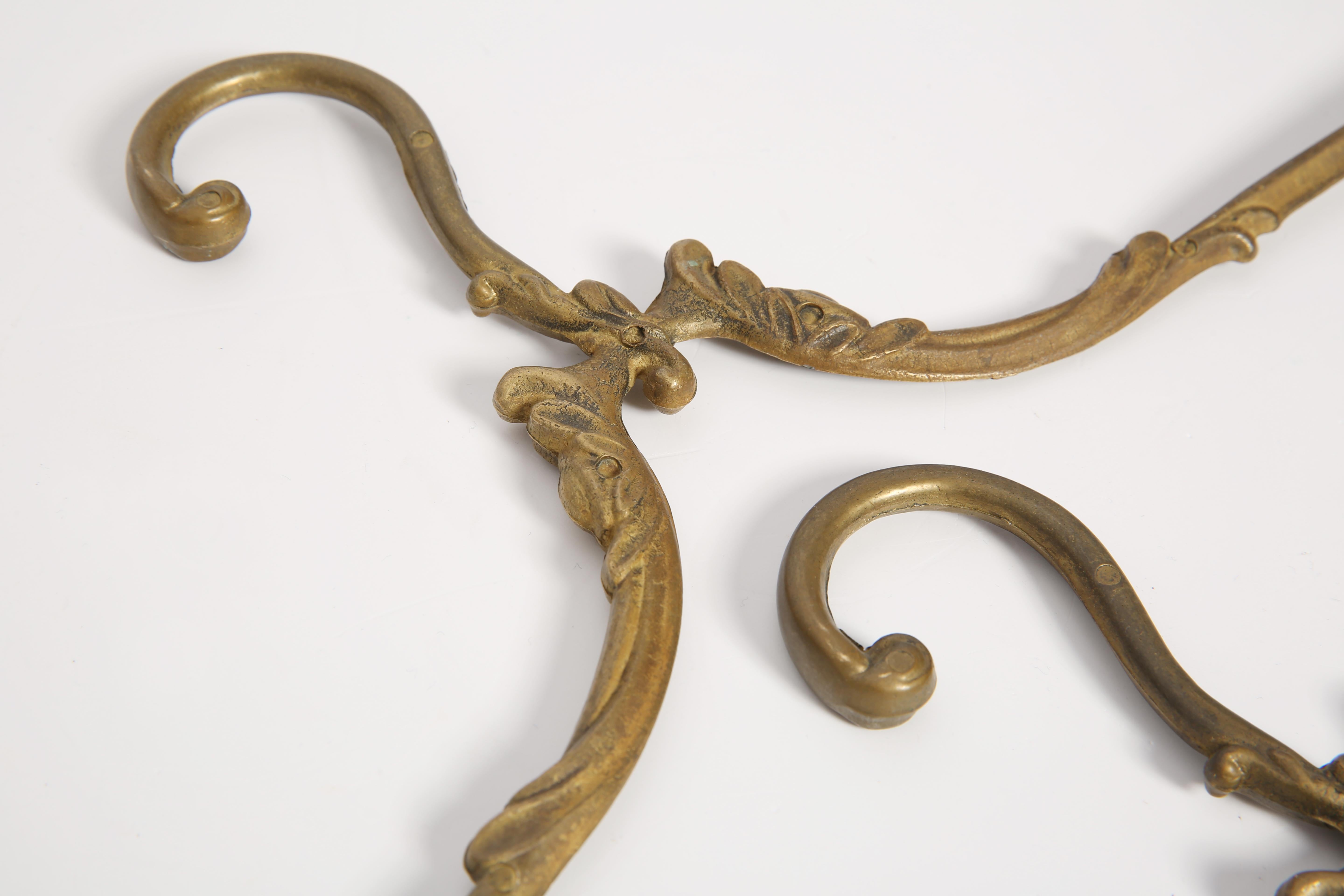 Painted Pair of Mid Century Gold Hangers, Germany, Europe, 1960s For Sale