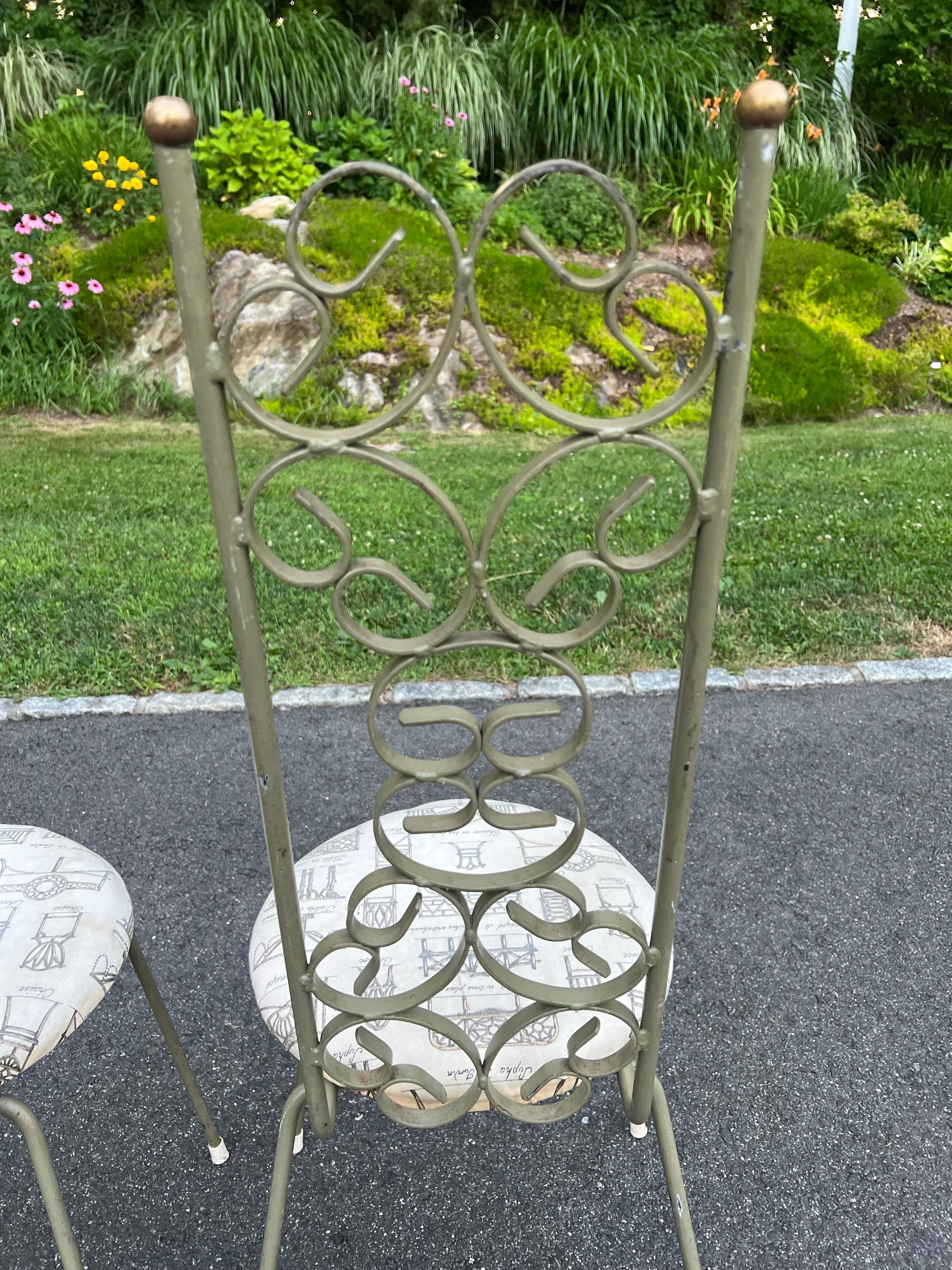 Paire de chaises de bistro Grenada du milieu du siècle par Arthur Umanoff en vente 7