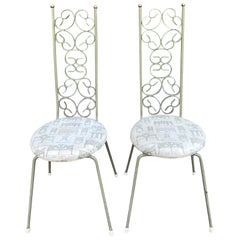 Pareja de sillas de bistro Grenada de mediados de siglo de Arthur Umanoff