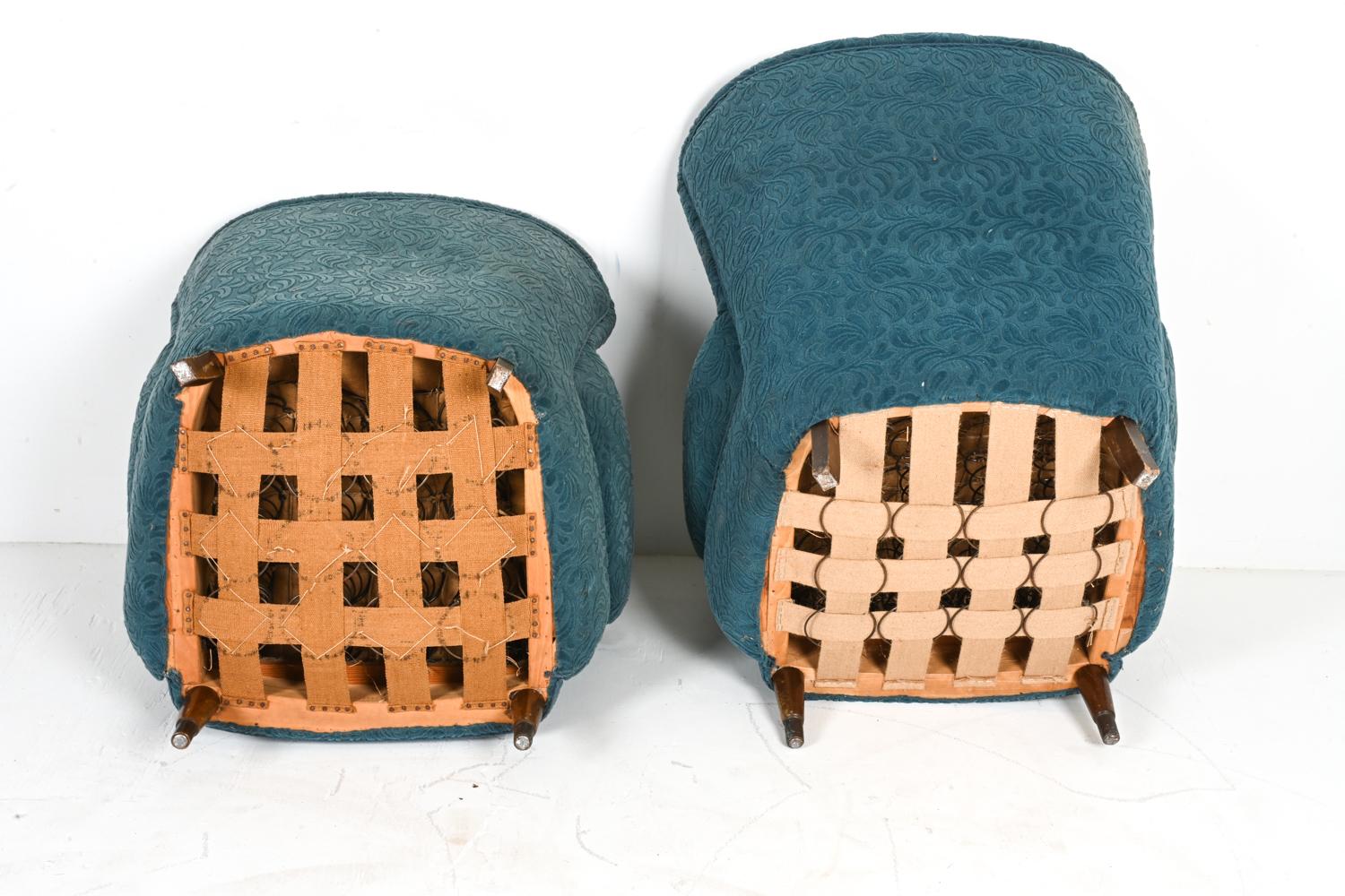 Paire de fauteuils « His & Hers » du milieu du siècle dernier dans le style de Flemming Lassen en vente 12