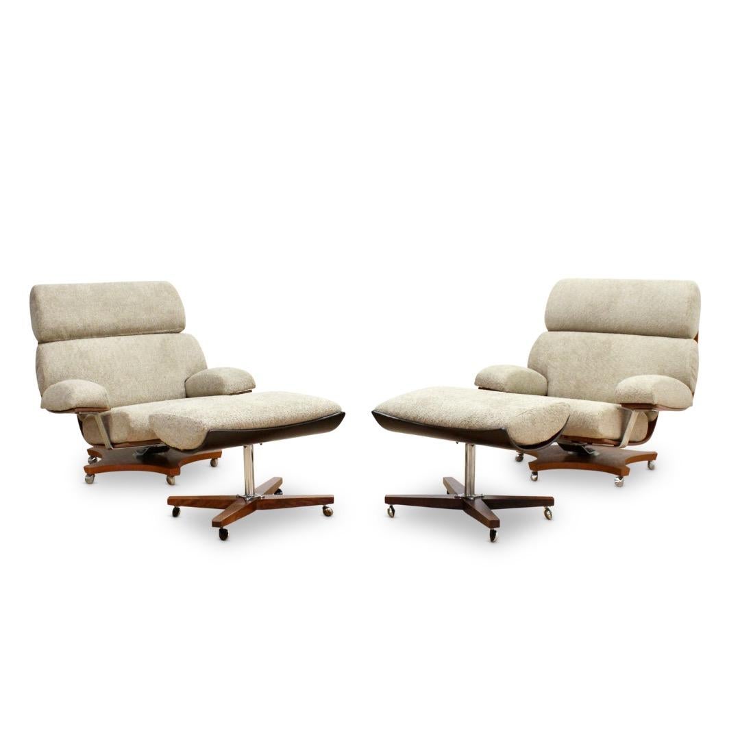 Mid-Century Modern Paire de chaises longues Housemaster du milieu du siècle par G-Plan en vente