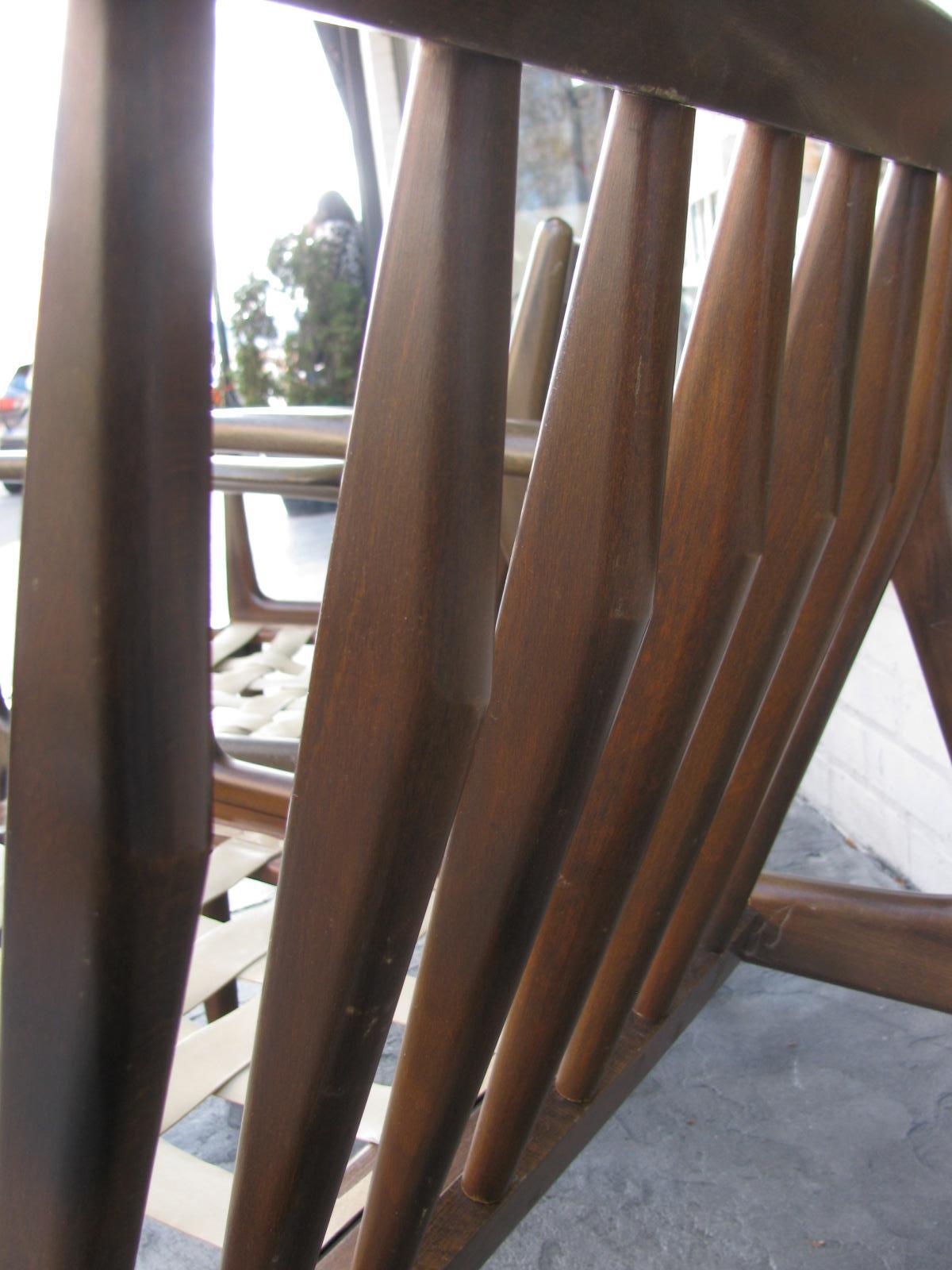 Pair of Mid Century Modern Ib Kofod Larsen Danish Lounge Chairs for Selig 6