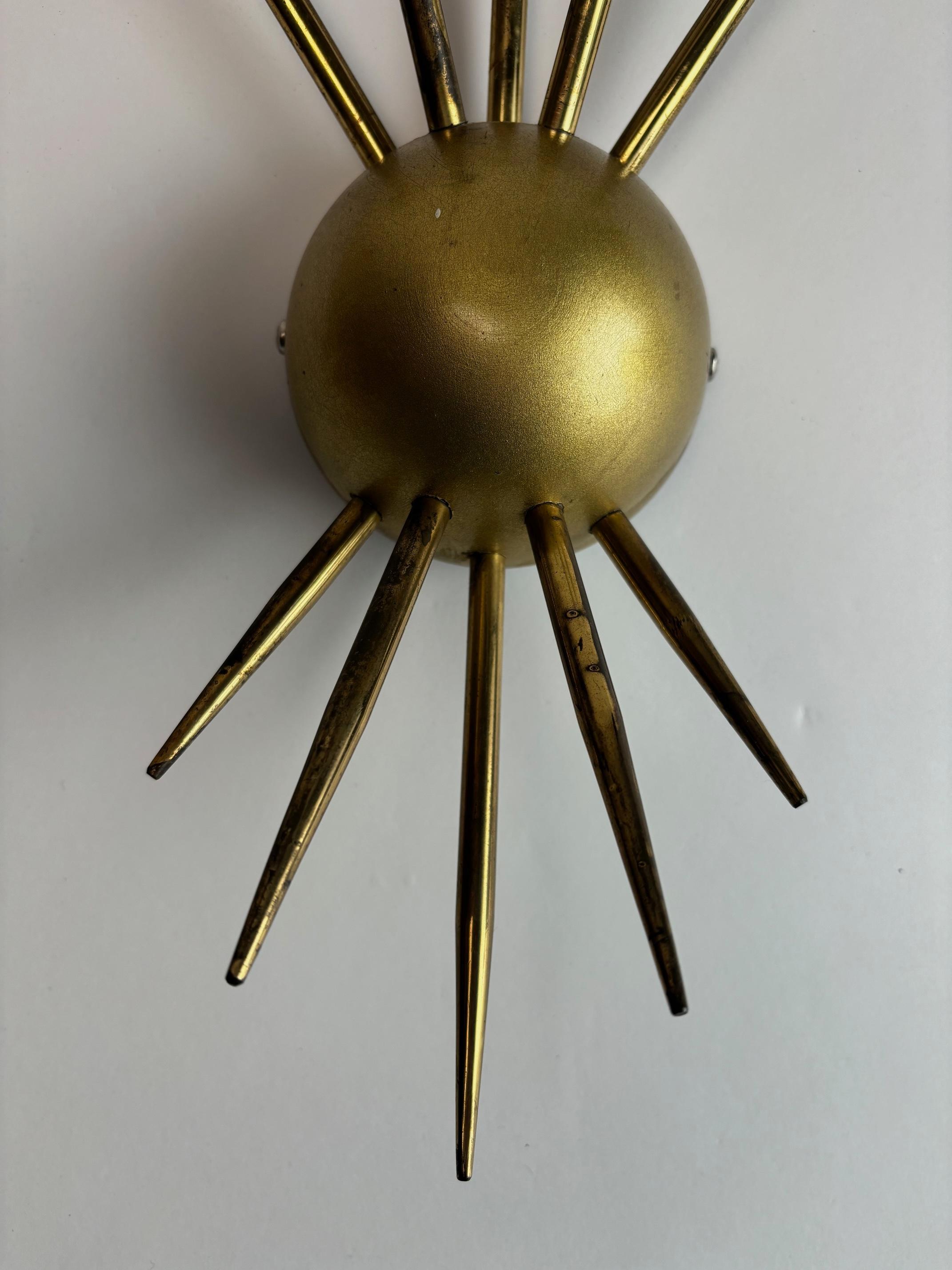 Paar italienische Appliken Stilnovo Attr. aus der Jahrhundertmitte, 1950er Jahre (Mitte des 20. Jahrhunderts) im Angebot