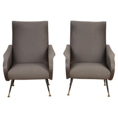 Pair of Mid-Century Italian Armchairs