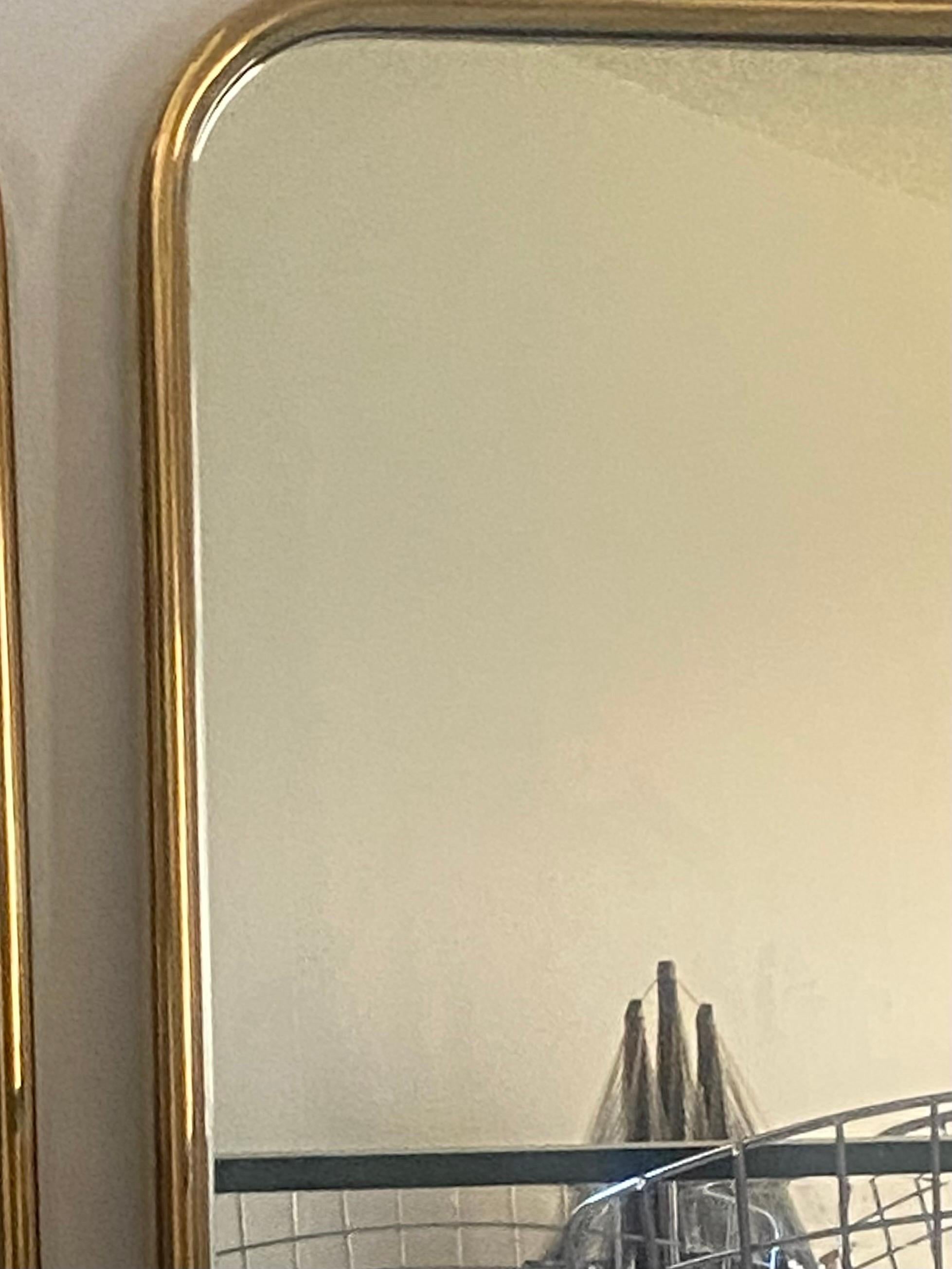 Mid-Century Modern Paire de  Miroirs italiens du milieu du siècle dernier en vente