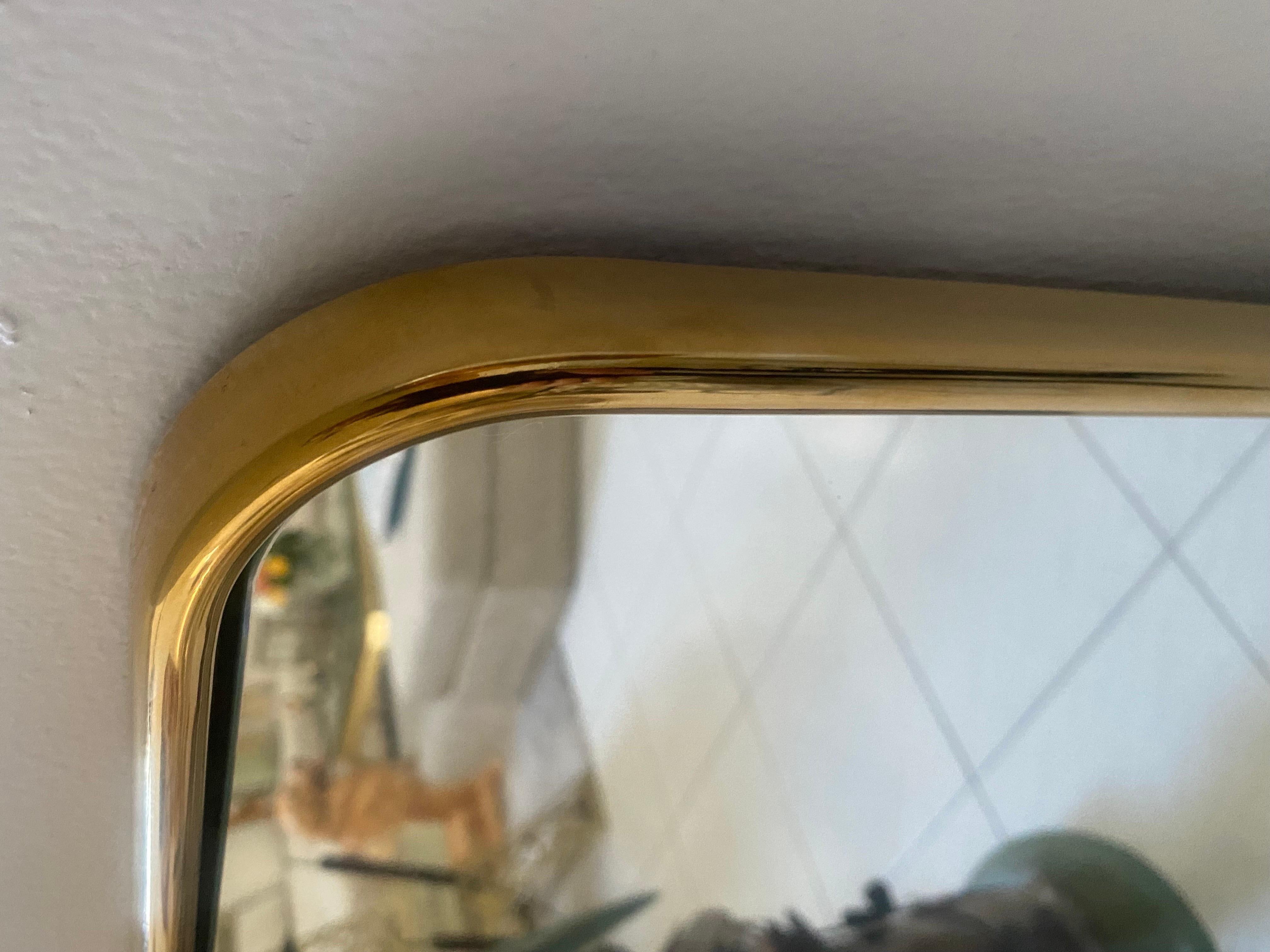 Paire de  Miroirs italiens du milieu du siècle dernier en vente 2