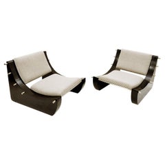 Pair of Mid-Century Italian Lounge Chairs