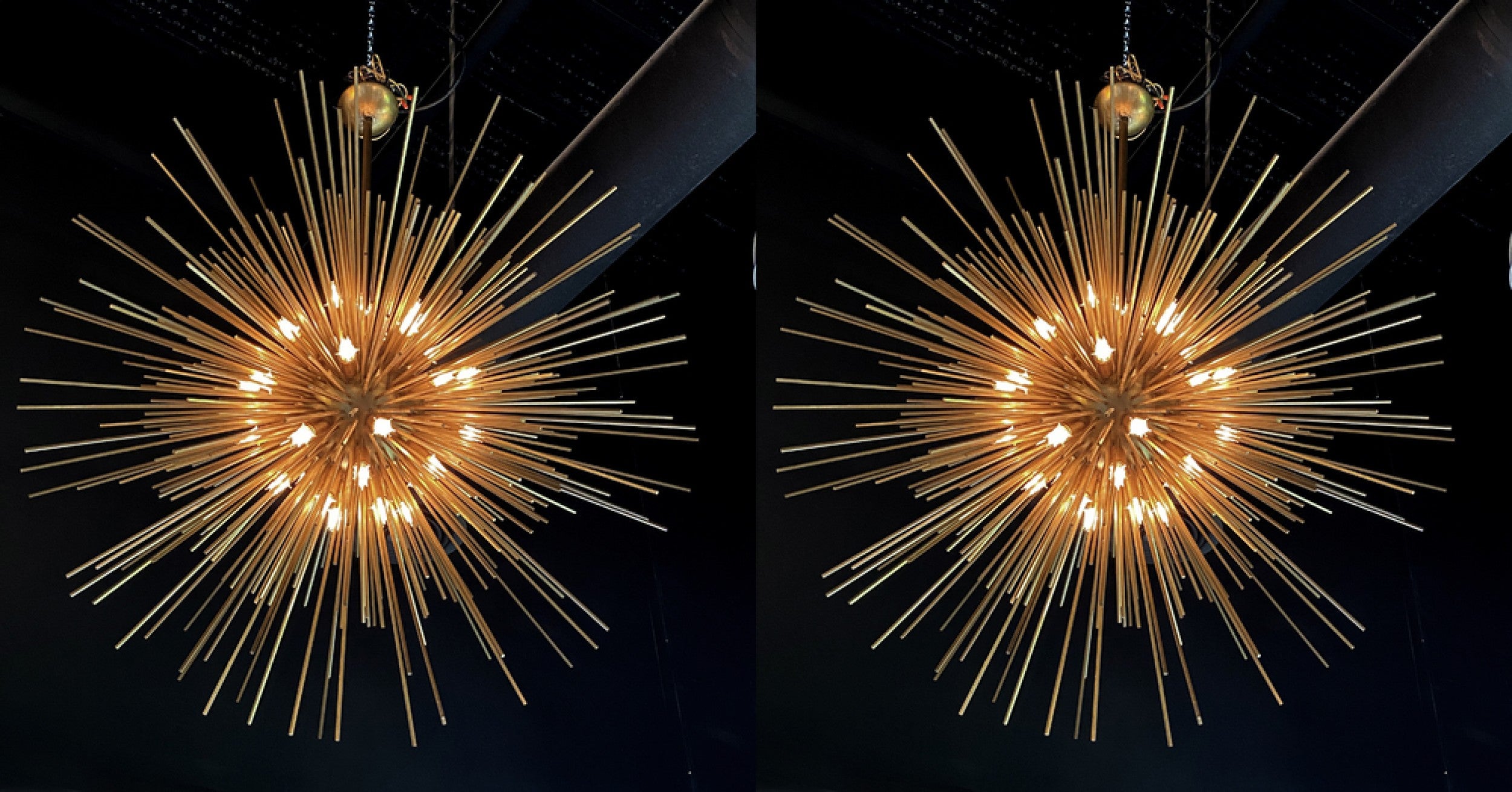 A Pair of Sputnik Chandeliers at 1stDibs