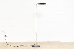 Pair of Midcentury Italian Modern Bruno Gecchelin Mezzaluna Floor Lamps, 1970s
