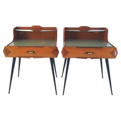 Pair of Mid-Century Italian Nightstands