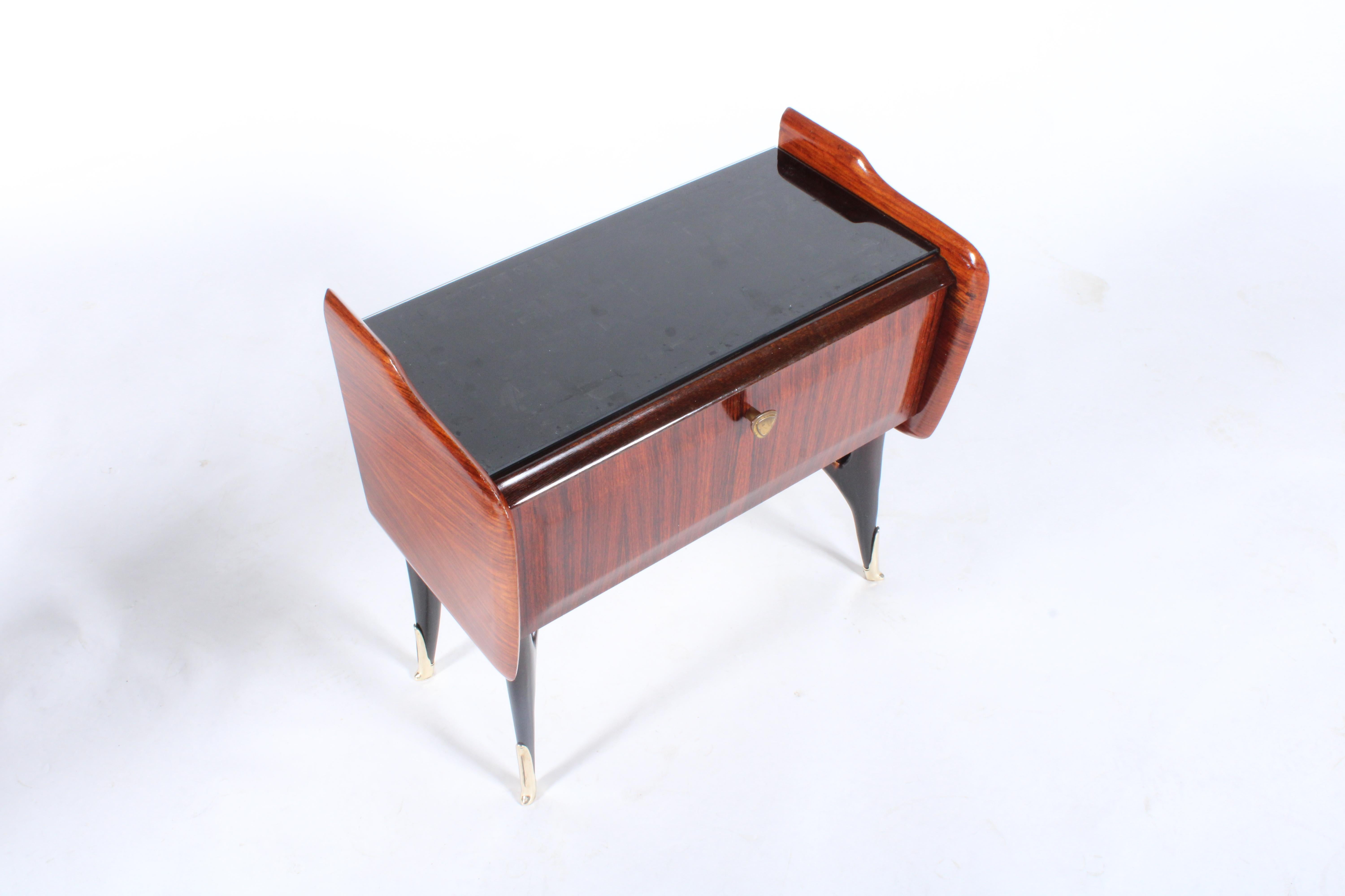 Pair of Midcentury Italian Nightstands in the Manner of Ico Parisi For Sale 9