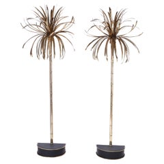 Pair of Mid Century Italian Palm Tree Floor Lamps
