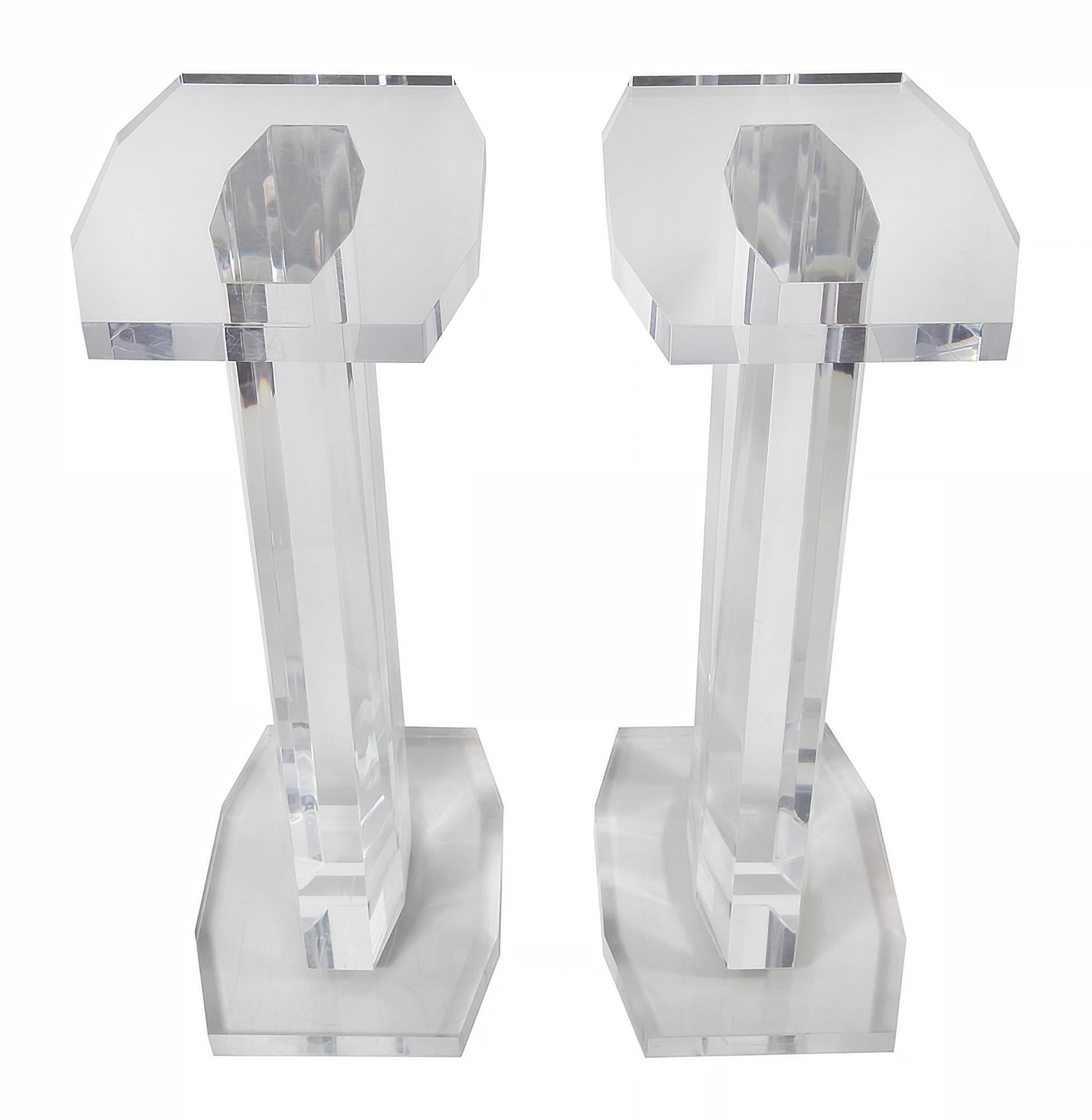 colonne plexiglass