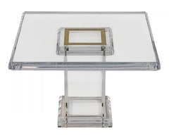 Pair of Mid-Century Italian Plexiglass Side/ Sofa Tables