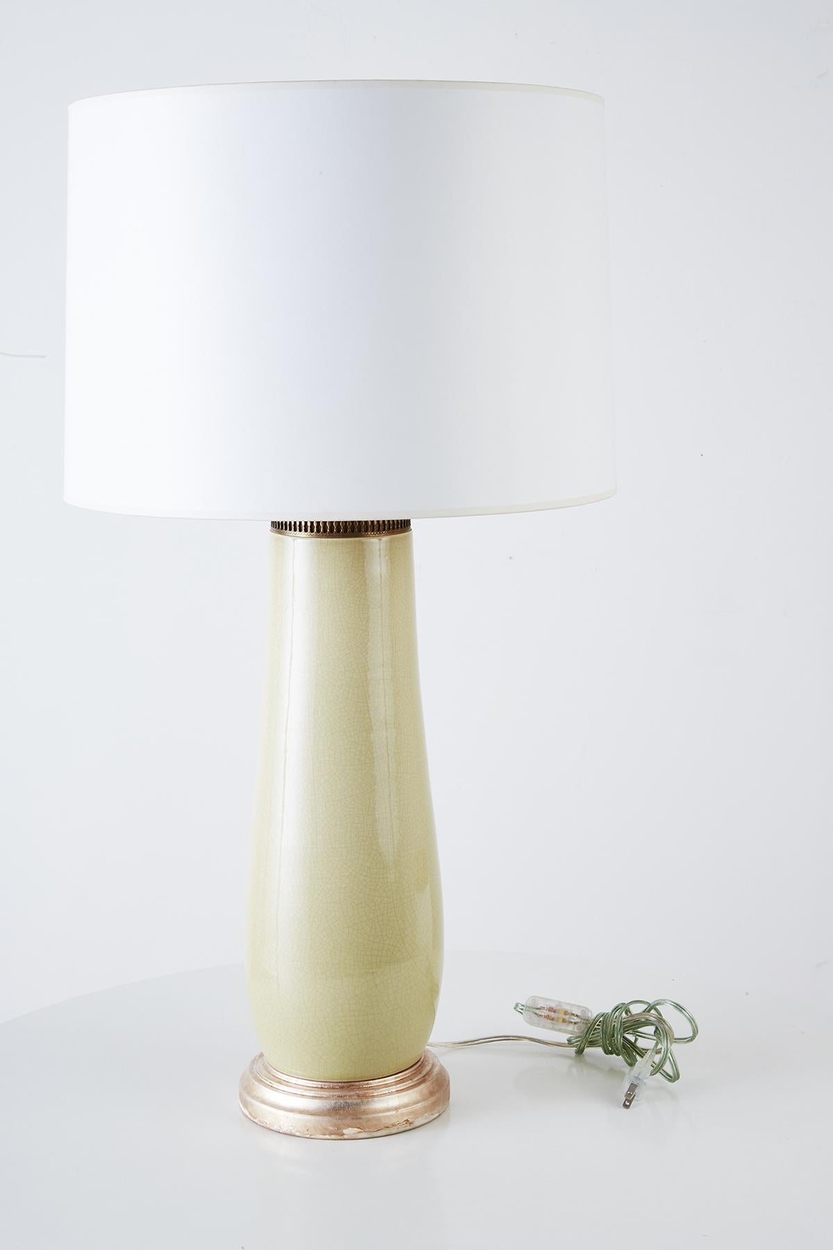 Pair of Midcentury Italian Regency Porcelain Vase Lamps 4