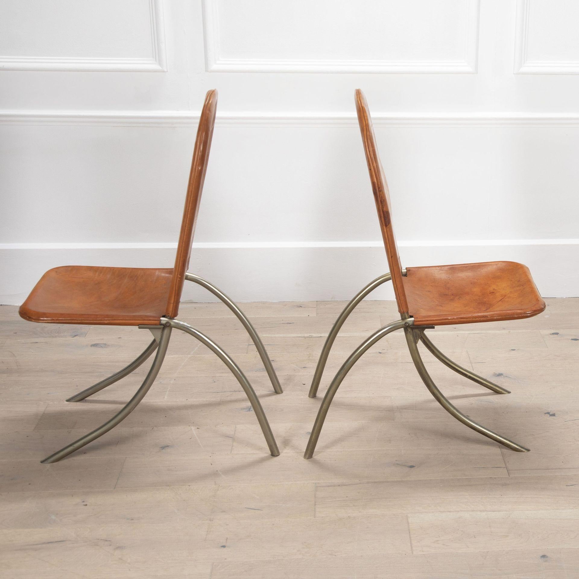Paire de chaises pliantes italiennes 