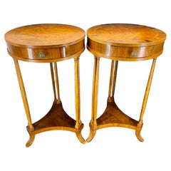 Pair of Mid-Century Italian Side End Lamp Tables