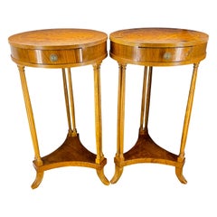 Pair of Mid-Century Italian Side End Lamp Tables