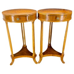 Pair of Mid-Century Italian Side End Lamp Tables