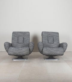 Pair of Mid-Century Italian Space Age Armchairs