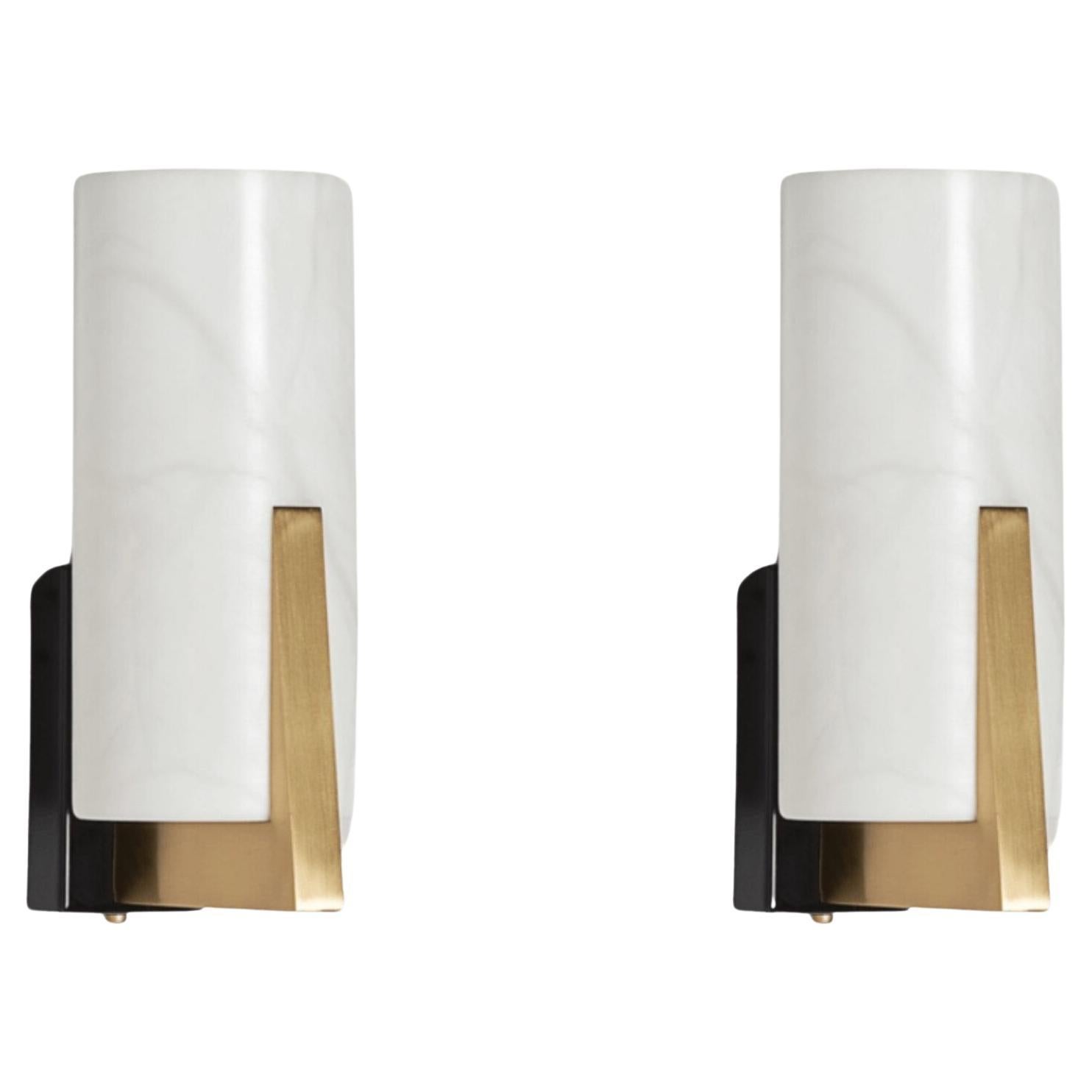 Pair of Mid-Century Italian Style Wall Sconce "Zeno" For Sale
