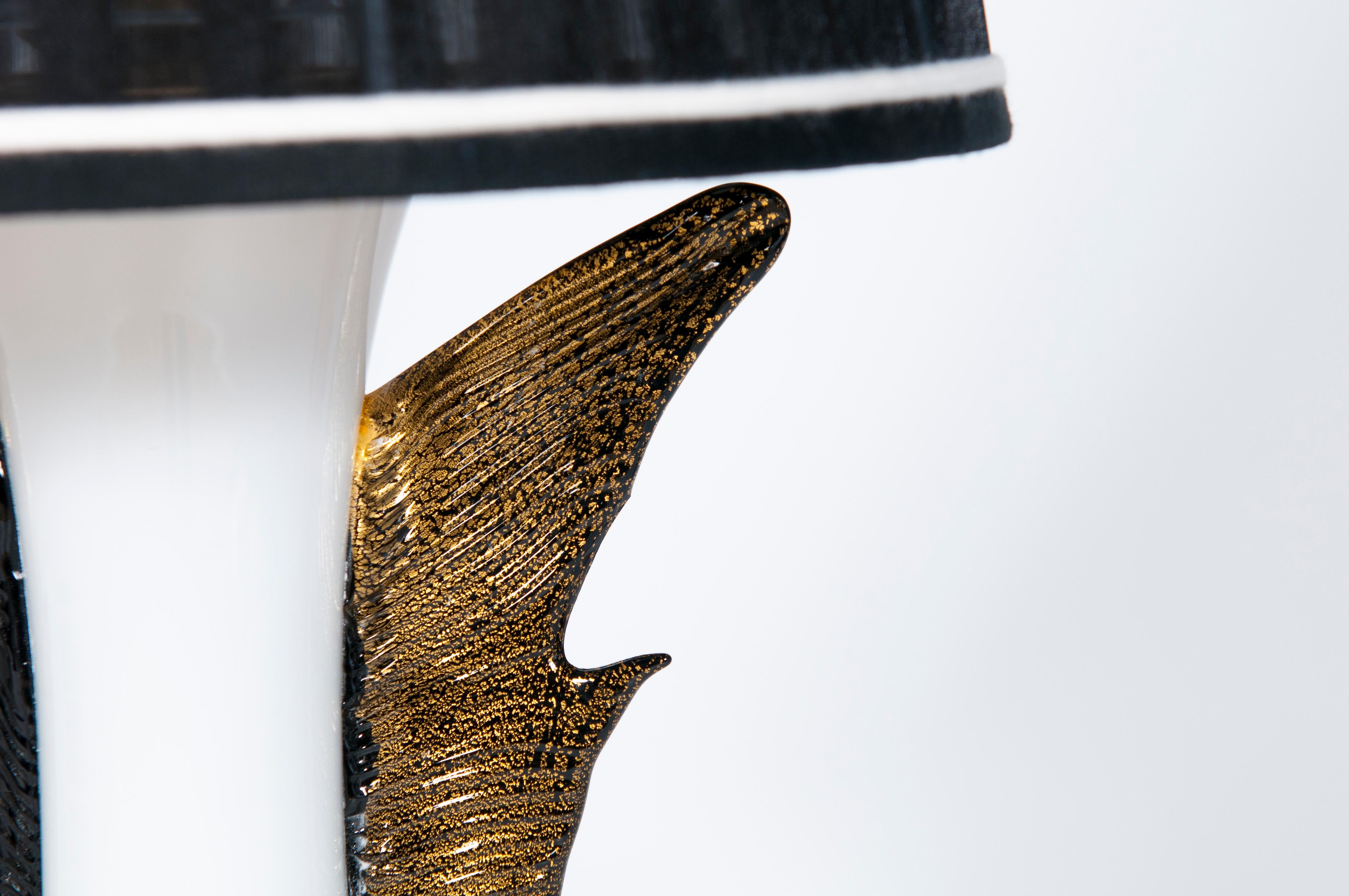 Pair of Mid-Century Italian Table Lamps by Giovanni Dalla Fina for Murano, 1970s For Sale 9