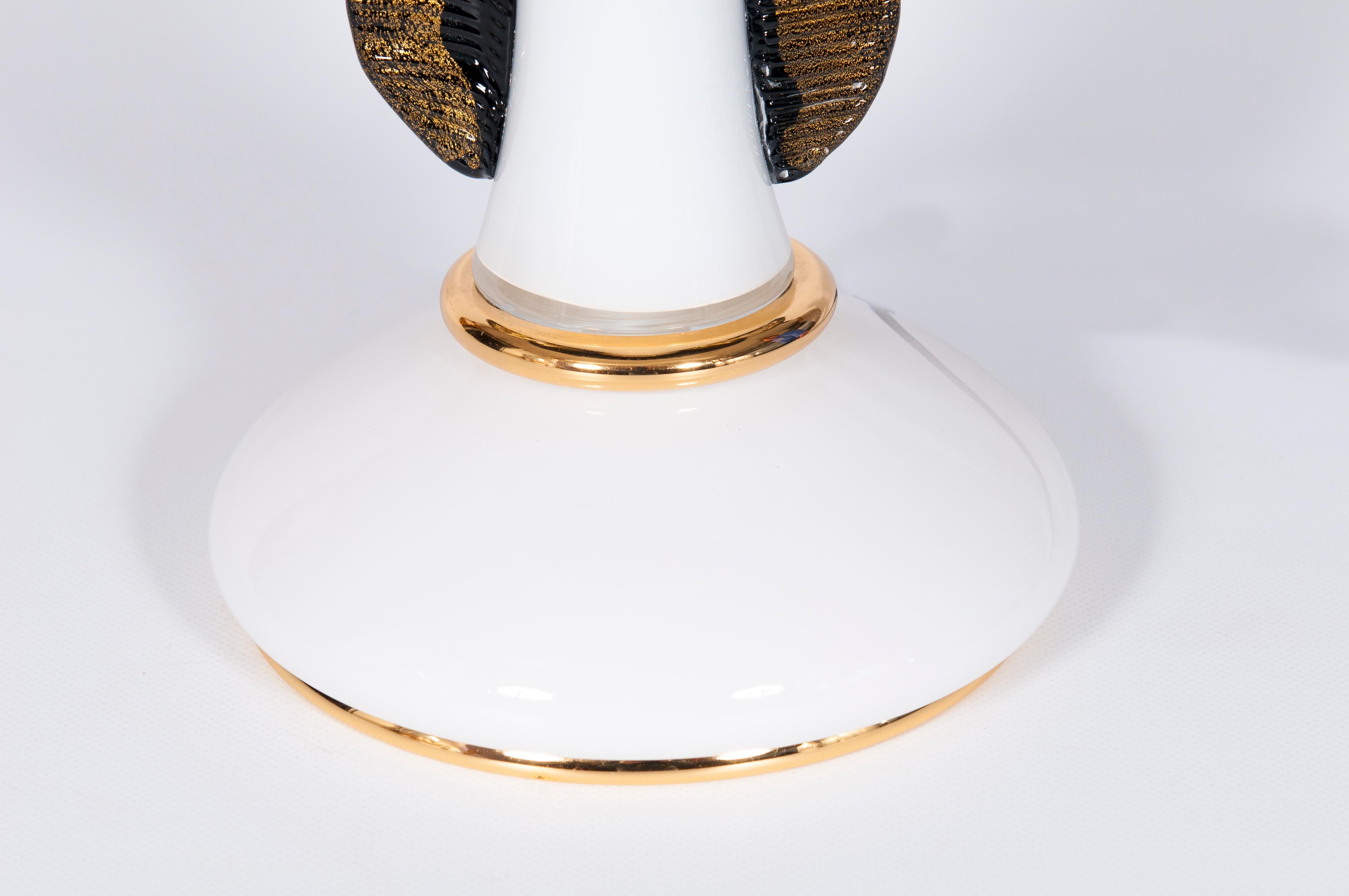 Pair of Mid-Century Italian Table Lamps by Giovanni Dalla Fina for Murano, 1970s For Sale 13