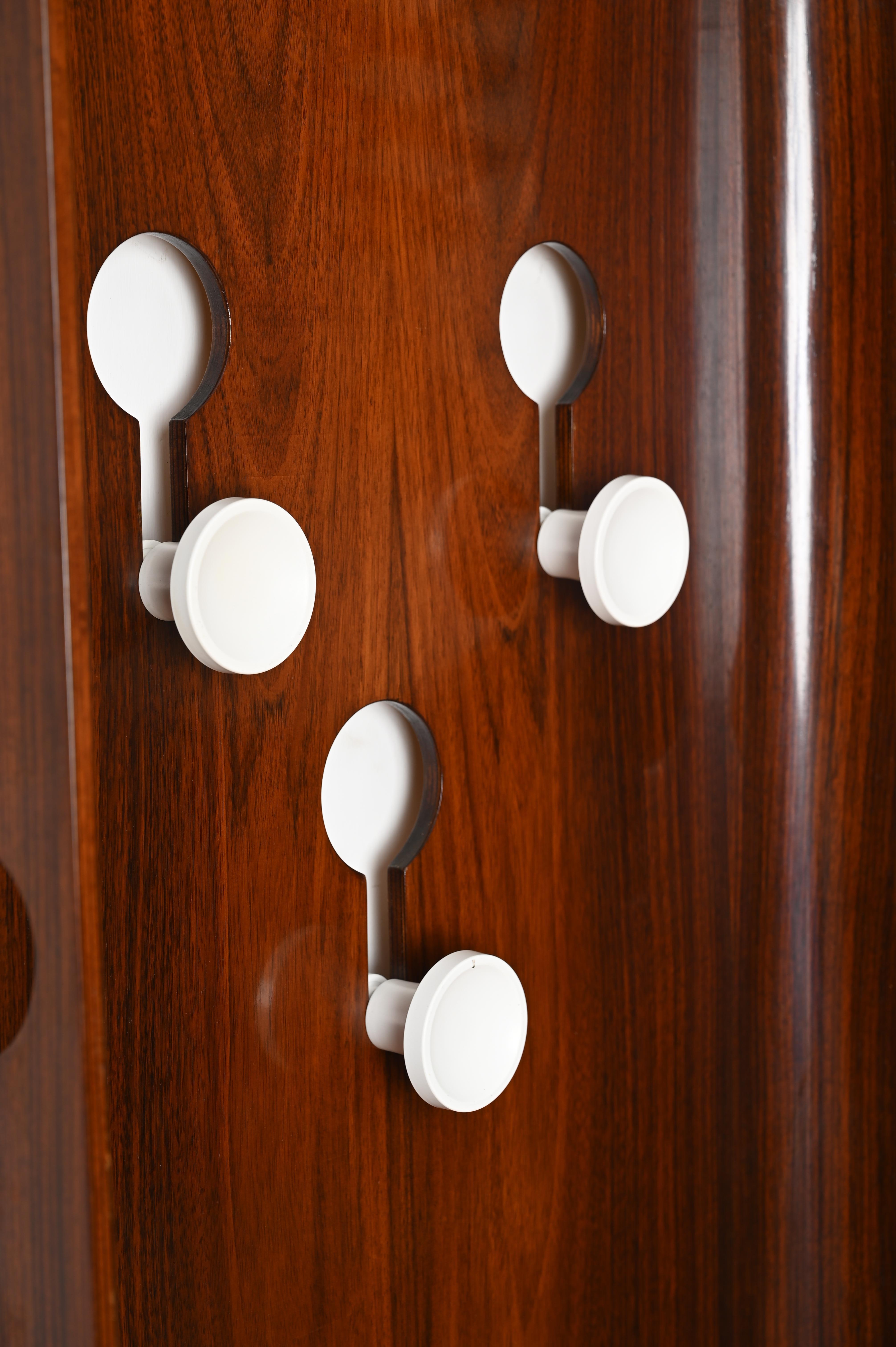 Pair of Mid-Century Italian Teak Coat Racks by Carlo de Carli for Fiarm, 1960s 6