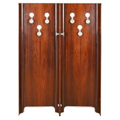 Pair of Mid-Century Italian Teak Coat Racks by Carlo de Carli for Fiarm, 1960s