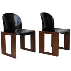 Pair of Mid-Century Italian Tobia Scarpa "Dialogo" Chair for B&B Italia, 1970s