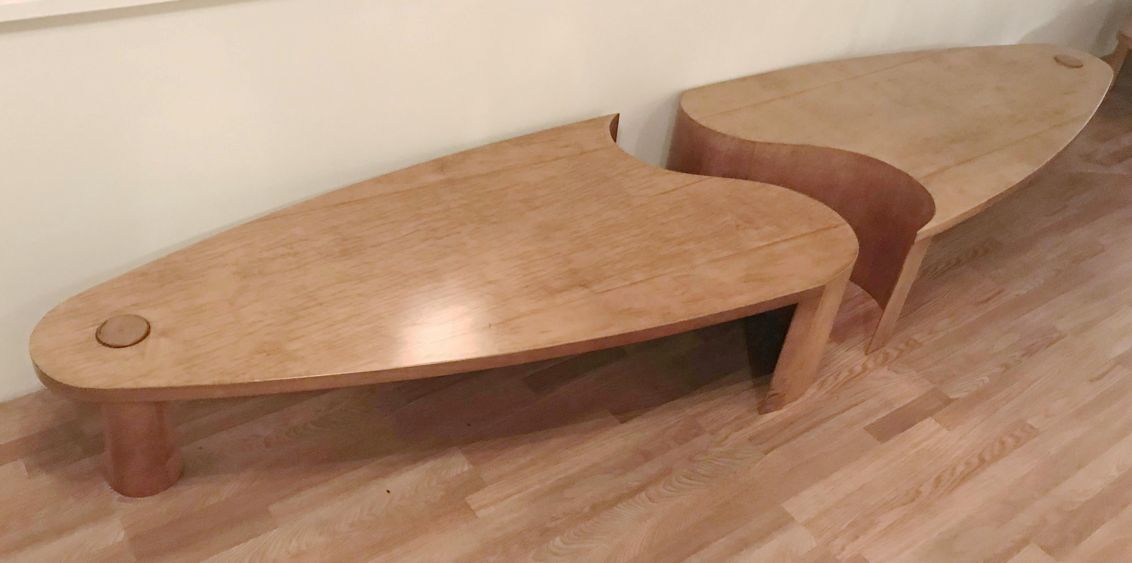 Mid-Century Modern Pair of Midcentury Italian Wooden Tables FINAL CLEARANCE SALE