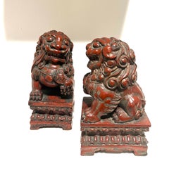 Pair of Midcentury Japanese Foo Dogs