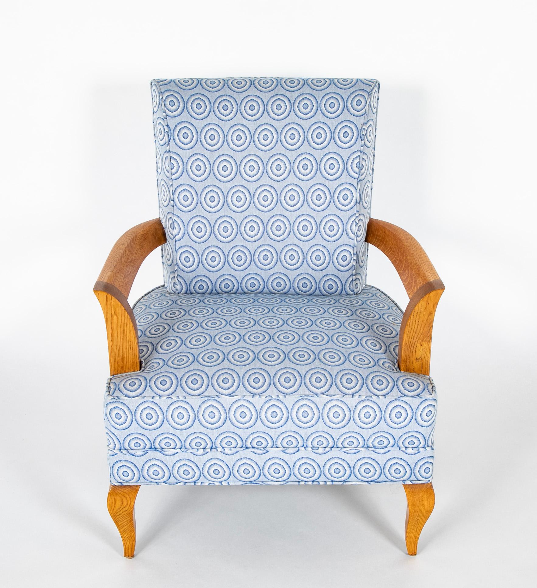Paar Jean Pascaud Sessel aus der Mitte des Jahrhunderts (Moderne der Mitte des Jahrhunderts) im Angebot