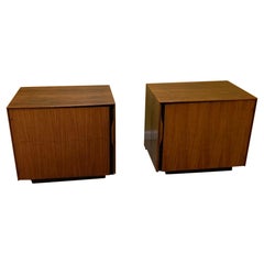 Pair of Midcentury John Kapel Walnut Side Tables or Nightstands for Glenn of CA