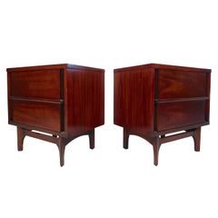 Pair of Midcentury Kent Coffey Predicta Nightstands