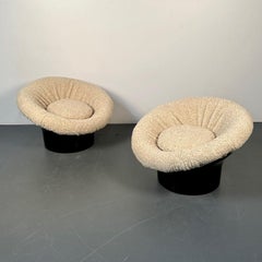 Pair of Midcentury Lacquer Lounge Chairs, Lennart Bender, Space Age Modern