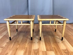 Pair of Mid-Century Lane Acclaim Snack Tables by Andre Bus, 1960