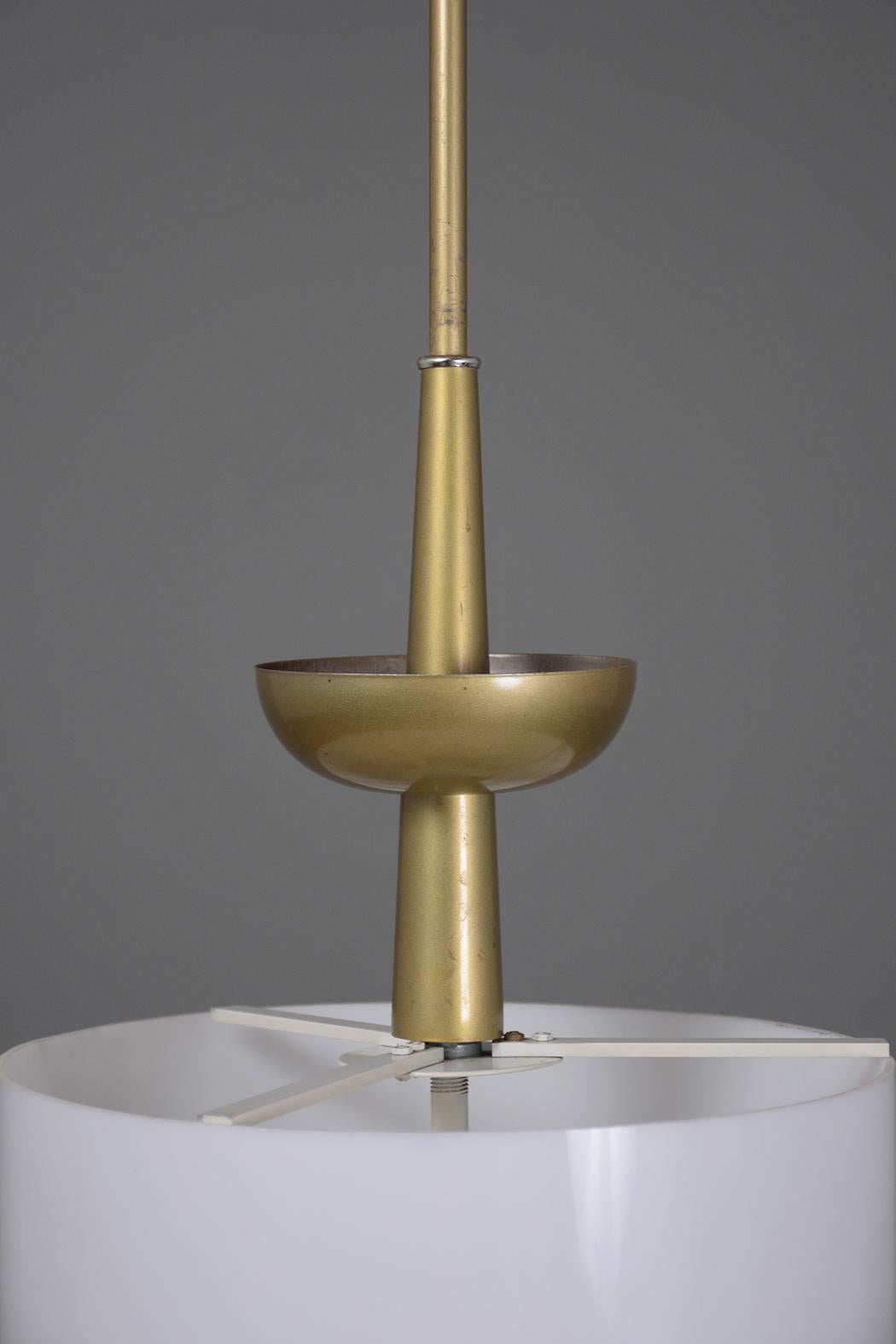 Mid-Century Modern Vintage Mid-Century Lucite Lanterns with Wood & Brass Details, Wired