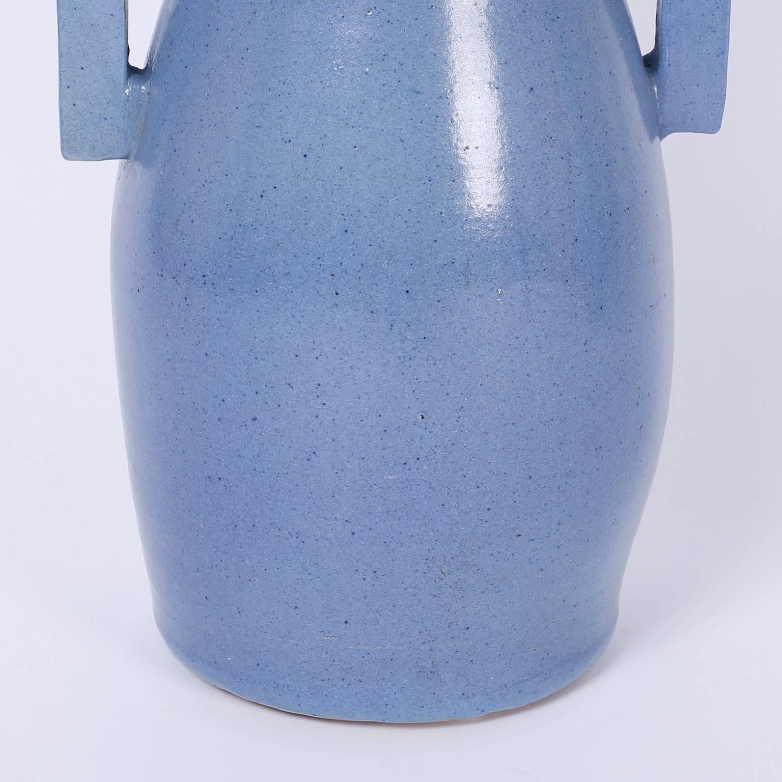 20th Century Pair of Midcentury Large Art Deco Style Vases