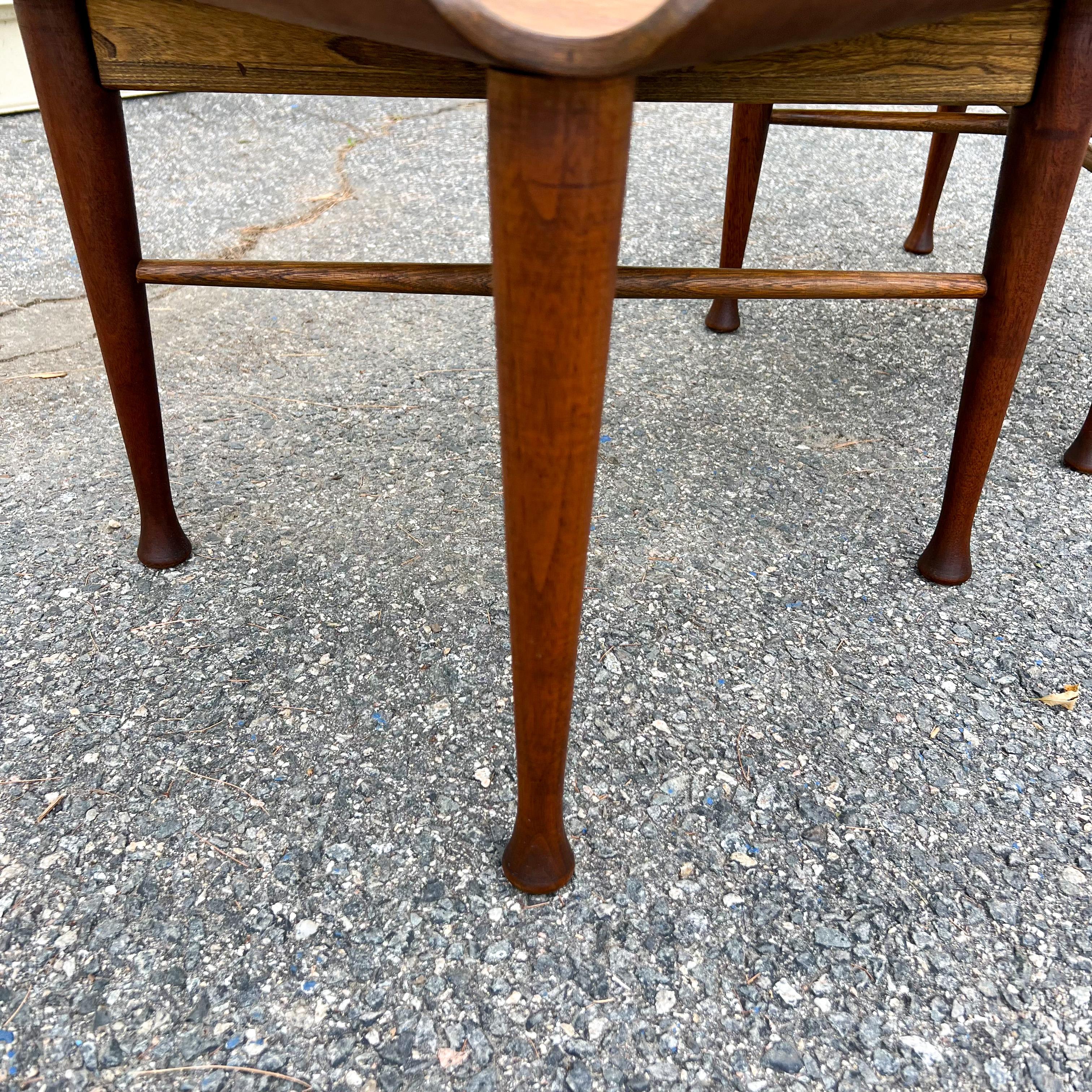 Pair of Mid-Century Lawrence Peabody Walnut Side / End Tables 3