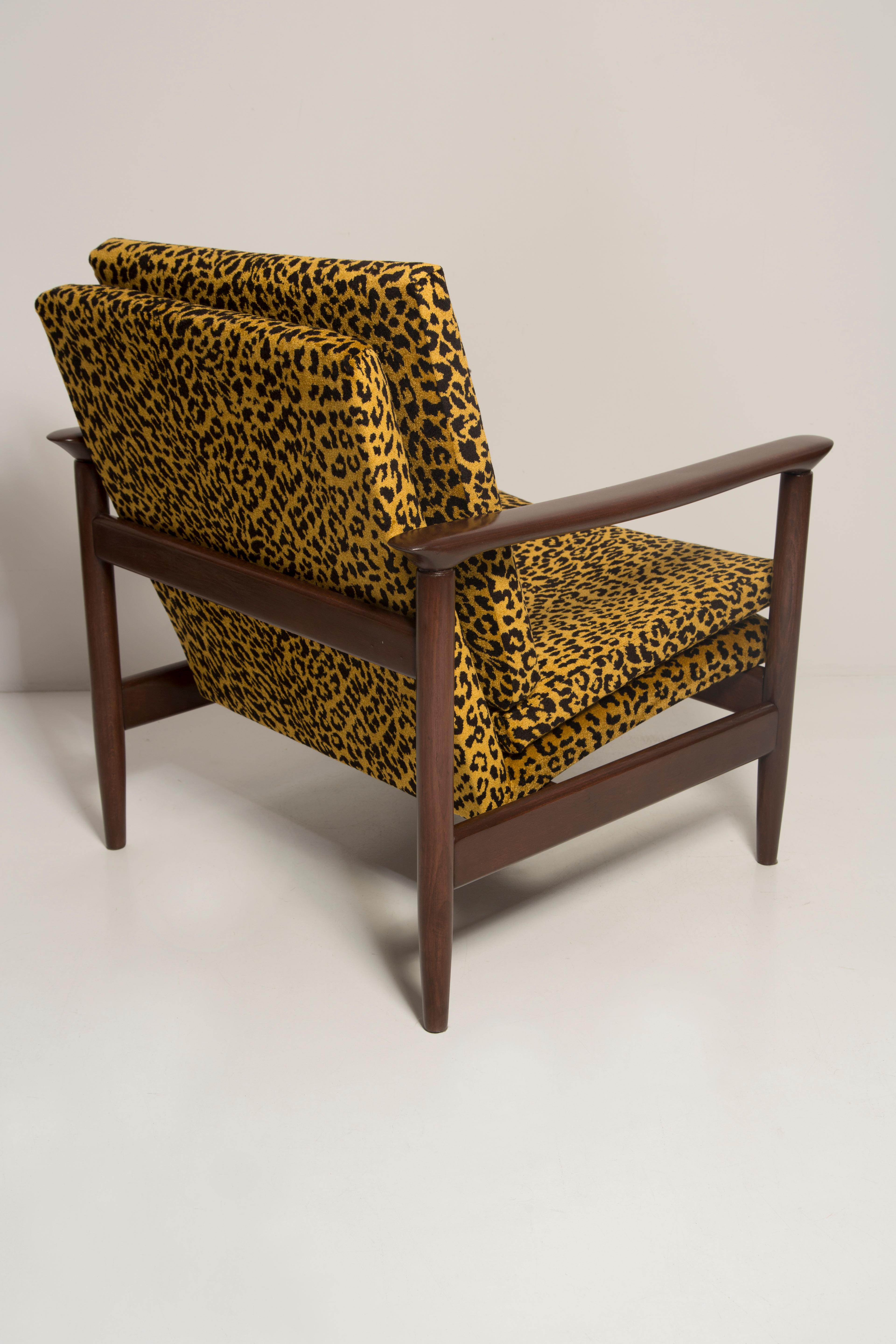 Pair of Midcentury Leopard Armchairs, GFM 142, Edmund Homa, Europe, 1960s For Sale 2